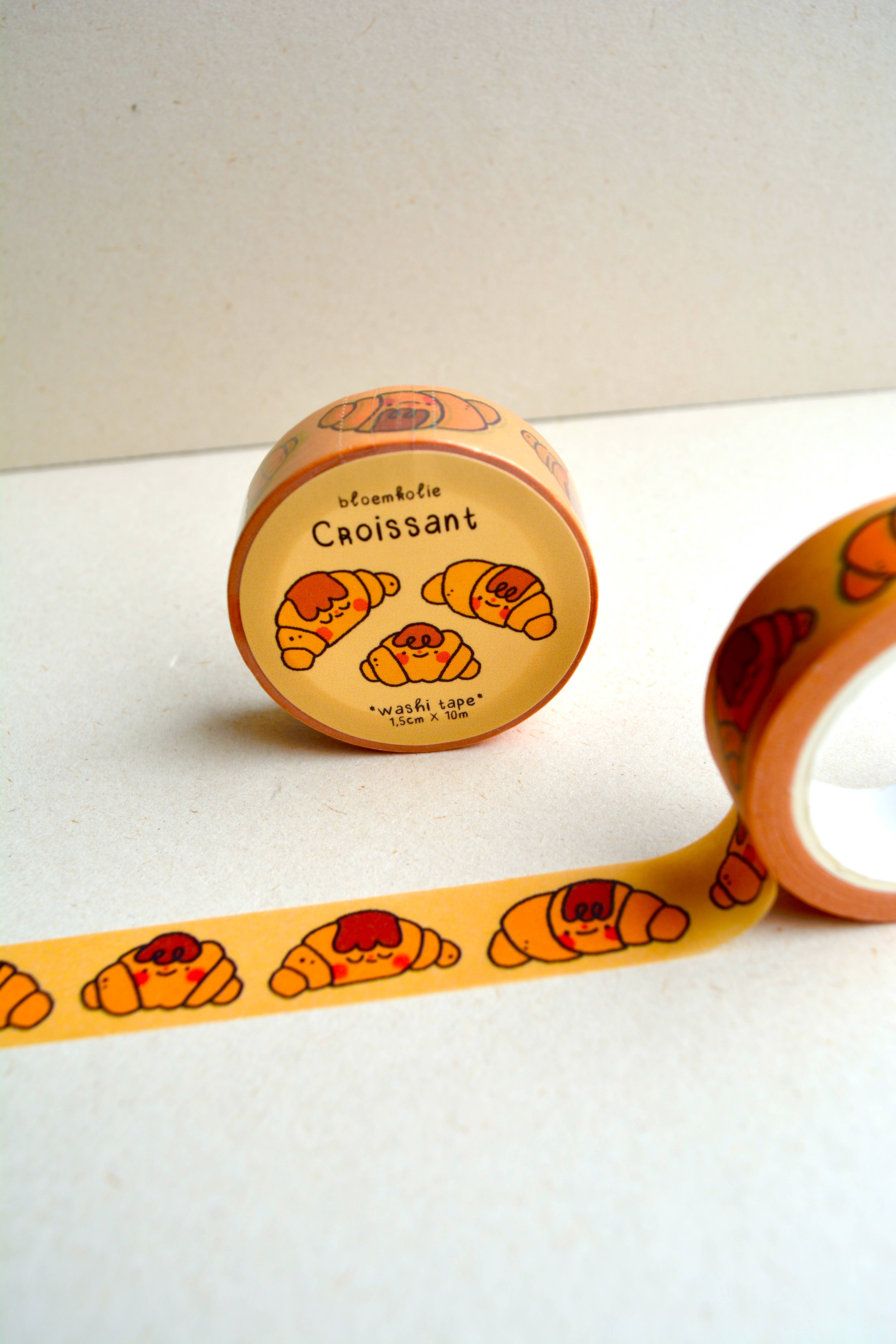 Bloemkolie - Wholesale Washi-tape - Croissant washi tape | Schattig en eigenzinnig kawaii knutselmateriaal1