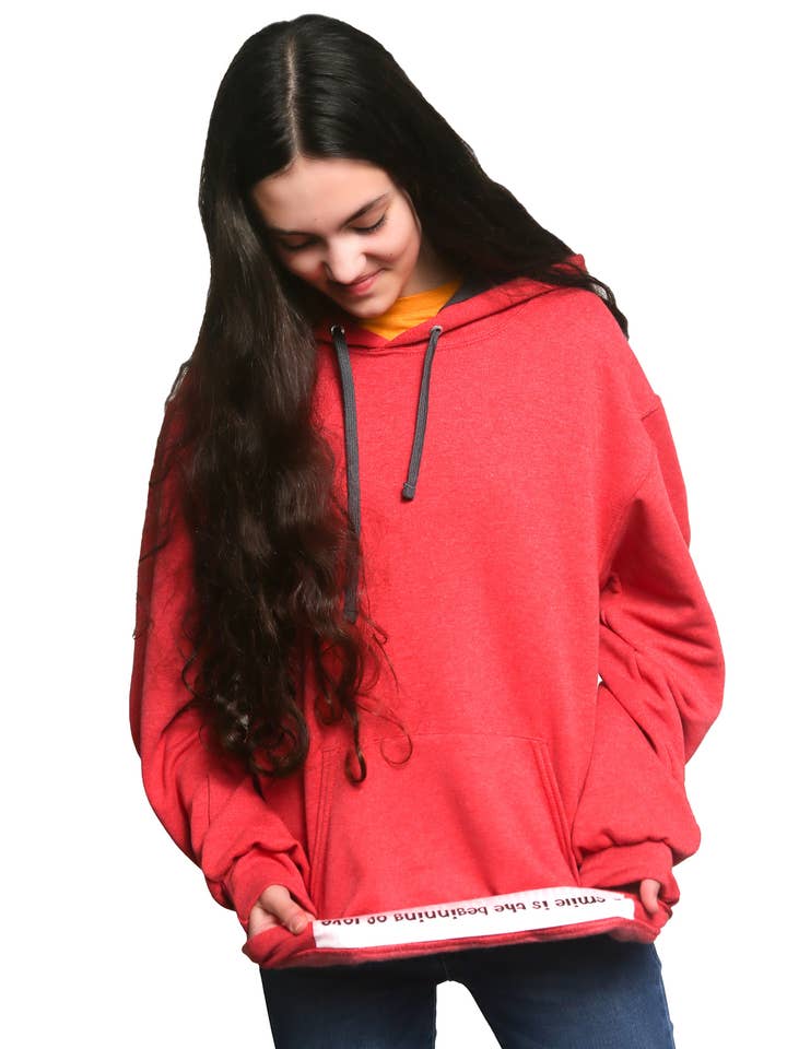 A Smile Is The Beginning Of Love Hidden Power Hoodie, Top for wholesale by Hidden Power Apparel