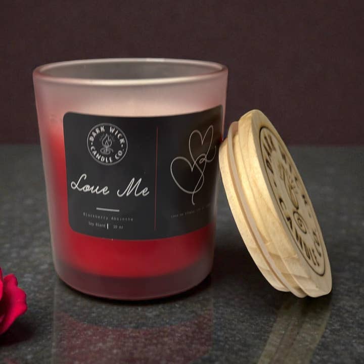 Love Me — Valentine’s Day Candle for wholesale by Dark Wick Candle Co