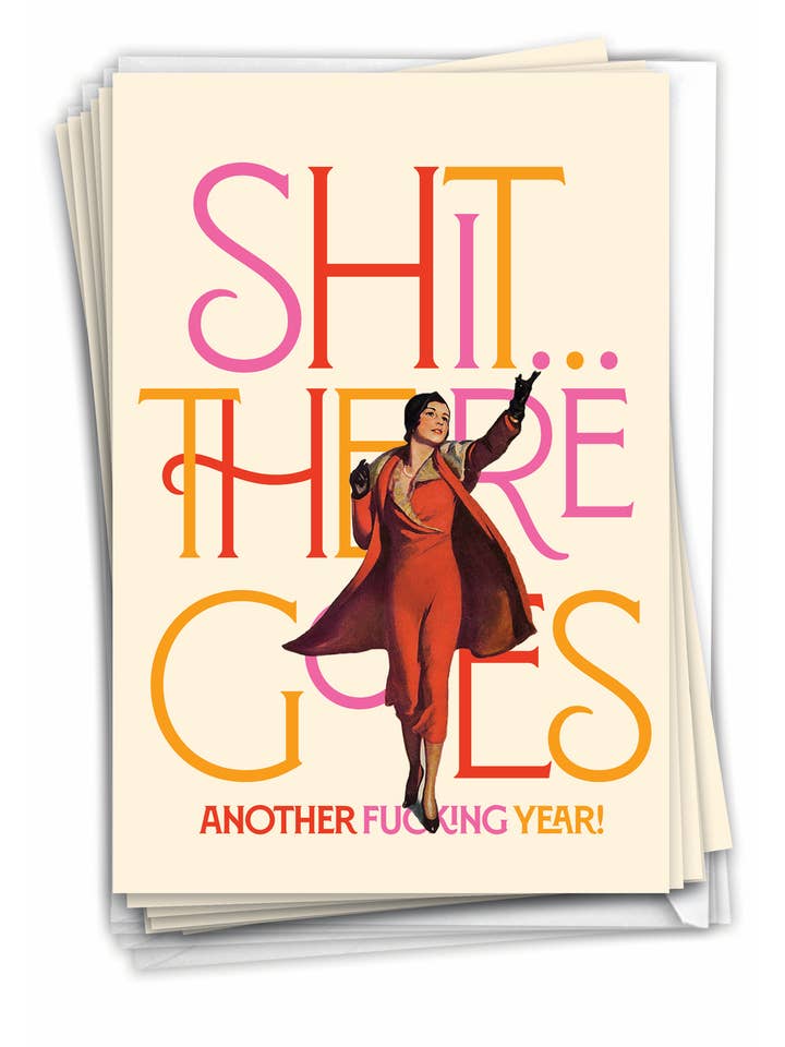 Box of 12 New Year's Card - Another Year for wholesale by NobleWorks