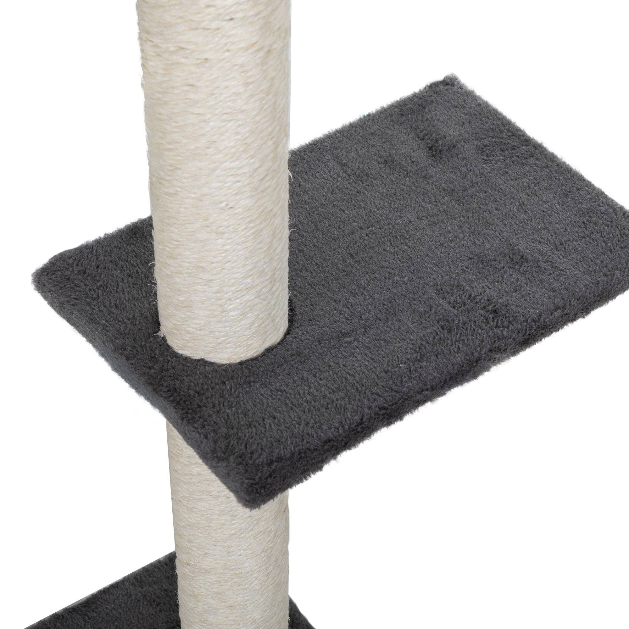 Hard Rock Health Stores - Wholesale Pet Scratcher - Cat - 5 Pcs Wall Mounted Cat Climber Set;  Floating Cat Shelves and Perches;  Cat Activity Tree with Scratching Posts;  Modern Cat Furniture39