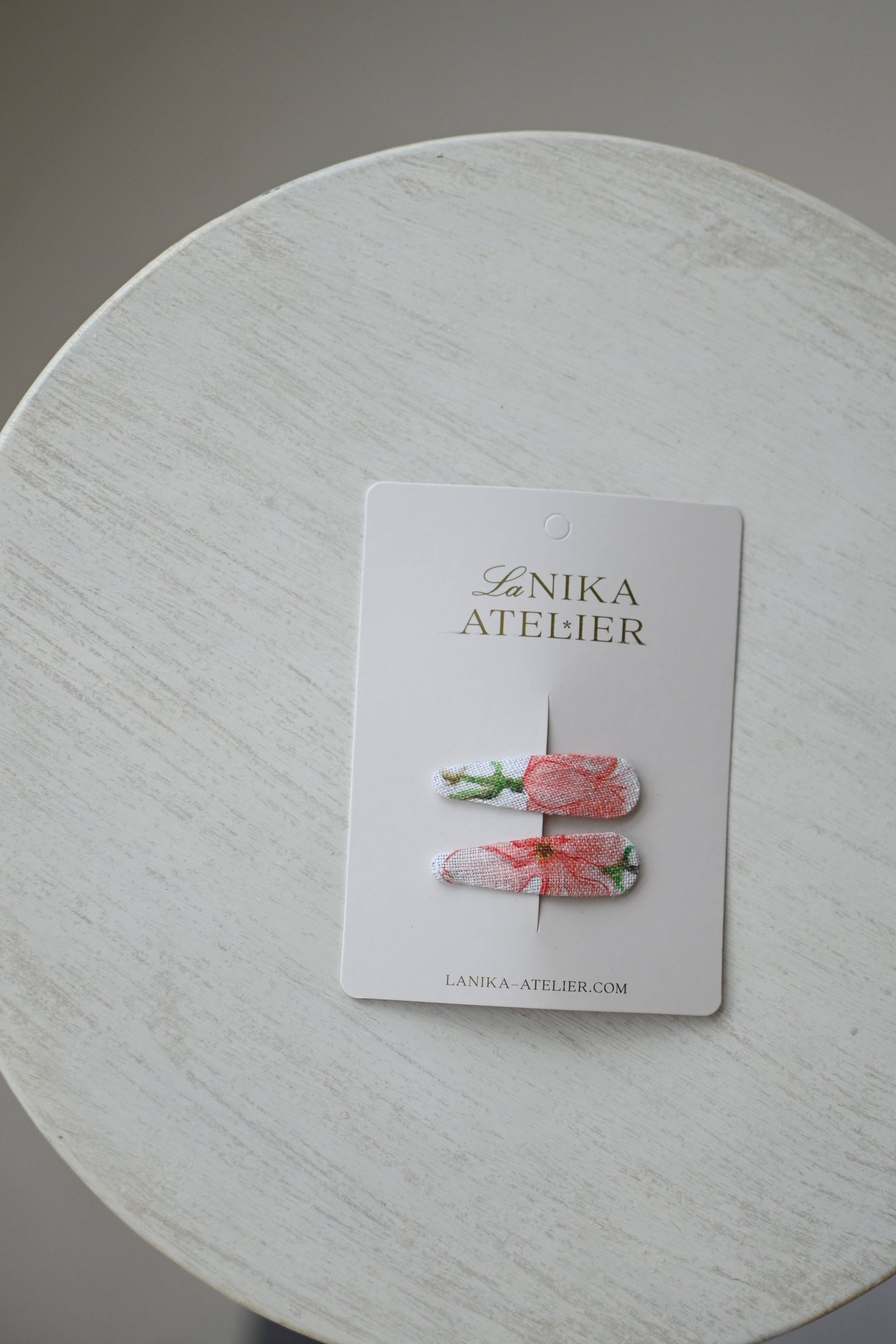 Lanika Atelier, Nika Korošec s.p. - Wholesale Hair Clip - Kids - Mini magnolia hair clips for babies first hair, soft clips5
