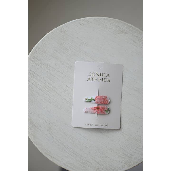 Lanika Atelier, Nika Korošec s.p. - Wholesale Hair Clip - Kids - Mini magnolia hair clips for babies first hair, soft clips5