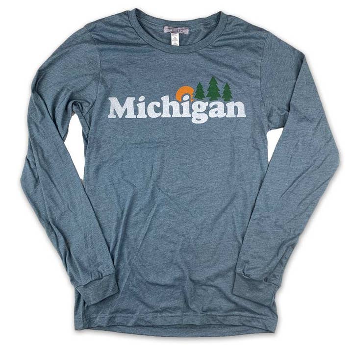 Michigan Classic Long Sleeve for wholesale by Unparalleled Apparel