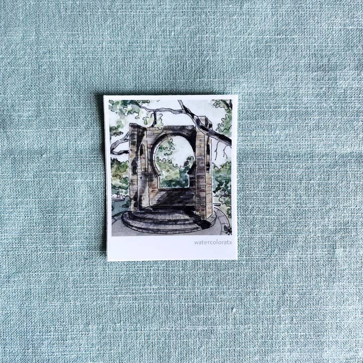 Zilker-Gartenbogen-Polaroid-Aufkleber für den Großhandel von watercoloratx