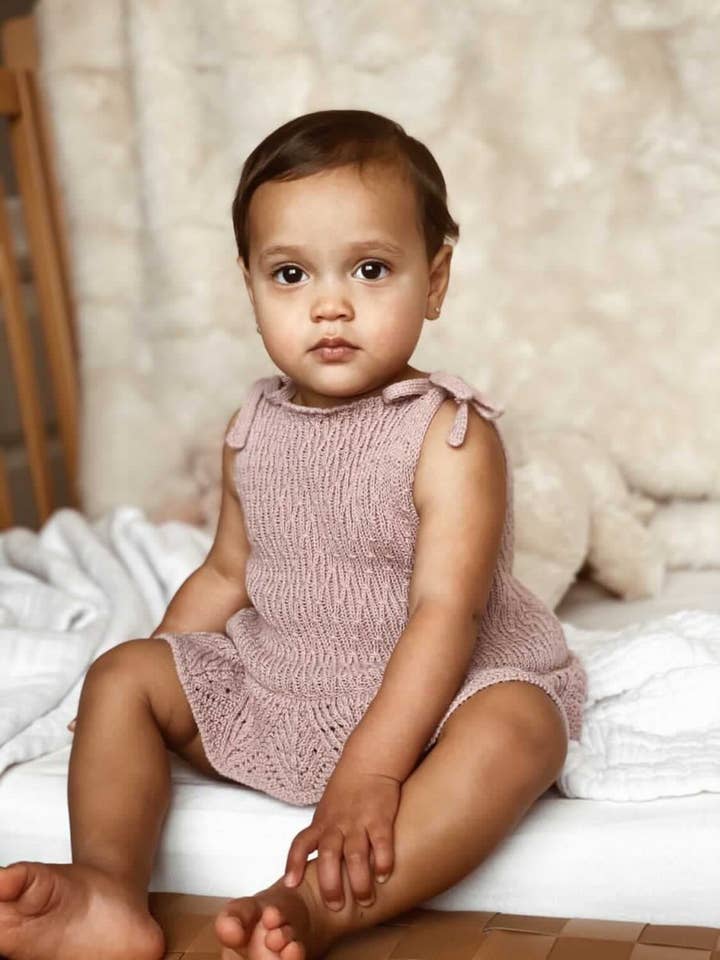 Penny romper | mauve for wholesale on Faire
