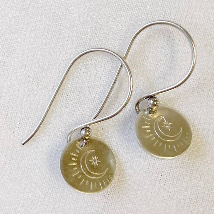 Mini Harvest Moon Earrings for wholesale by Chezza Jewelry