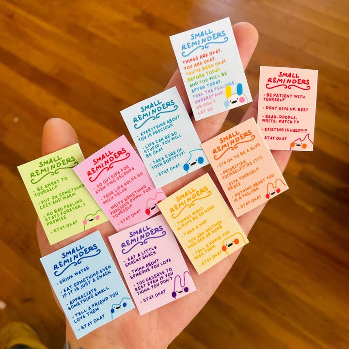 Stay Okay Studio - Vente Autocollant - Petits rappels mini-impressions ou autocollants <32