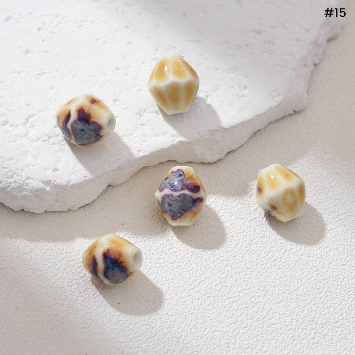 Beads Creation - Wholesale Beads - Diamond Ceramic Bead Sparkling Gemstone Spacer ORG27814