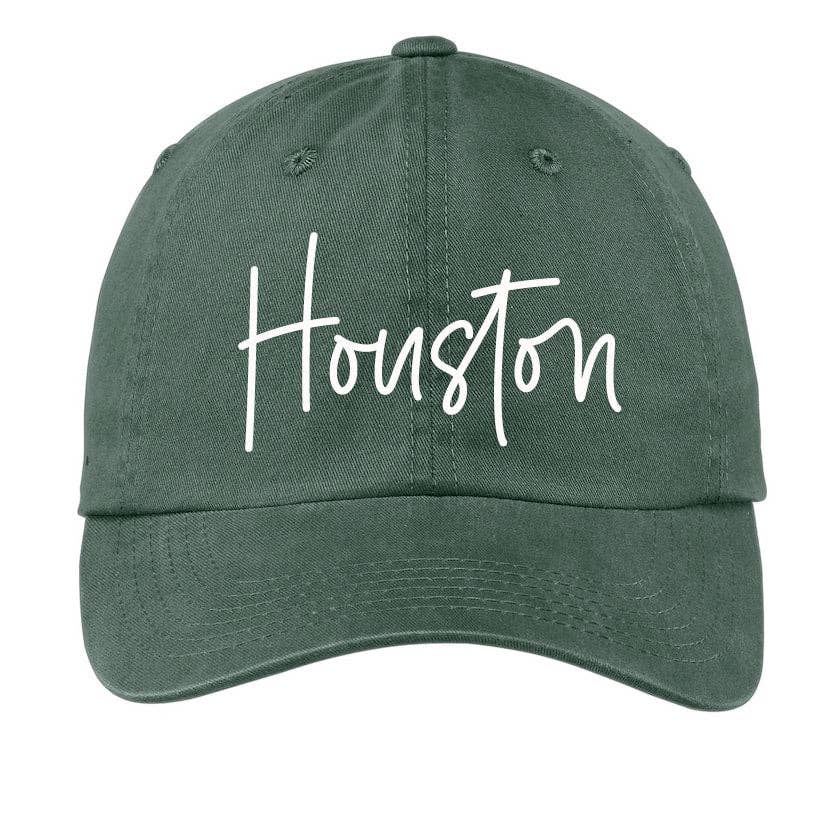 Frankie Jean - Wholesale Baseball Cap - Unisex - Houston Cursive Baseball Cap V111