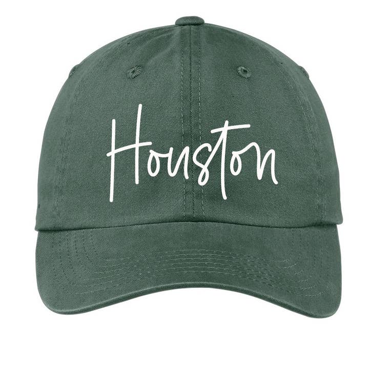 Frankie Jean - Wholesale Baseball Cap - Unisex - Houston Cursive Baseball Cap V111