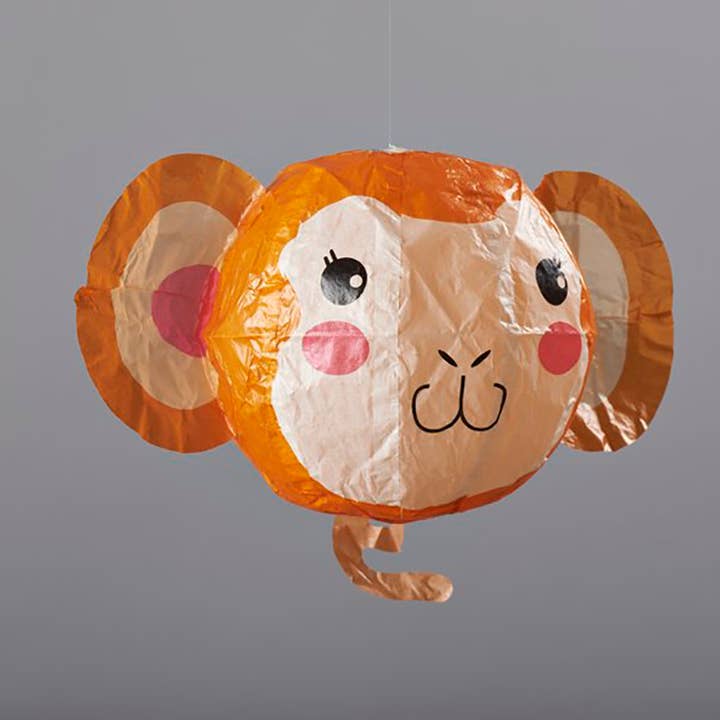 Petra Boase Ltd - Venta al por mayor Globo - Globo de papel japonés, 6 unidades, diseño de mono