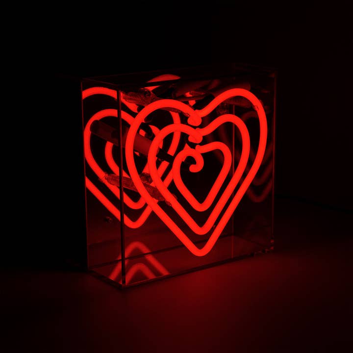 Locomocean - Wholesale Neon Sign - 'Heart' Mini Acrylic Box Neon Light