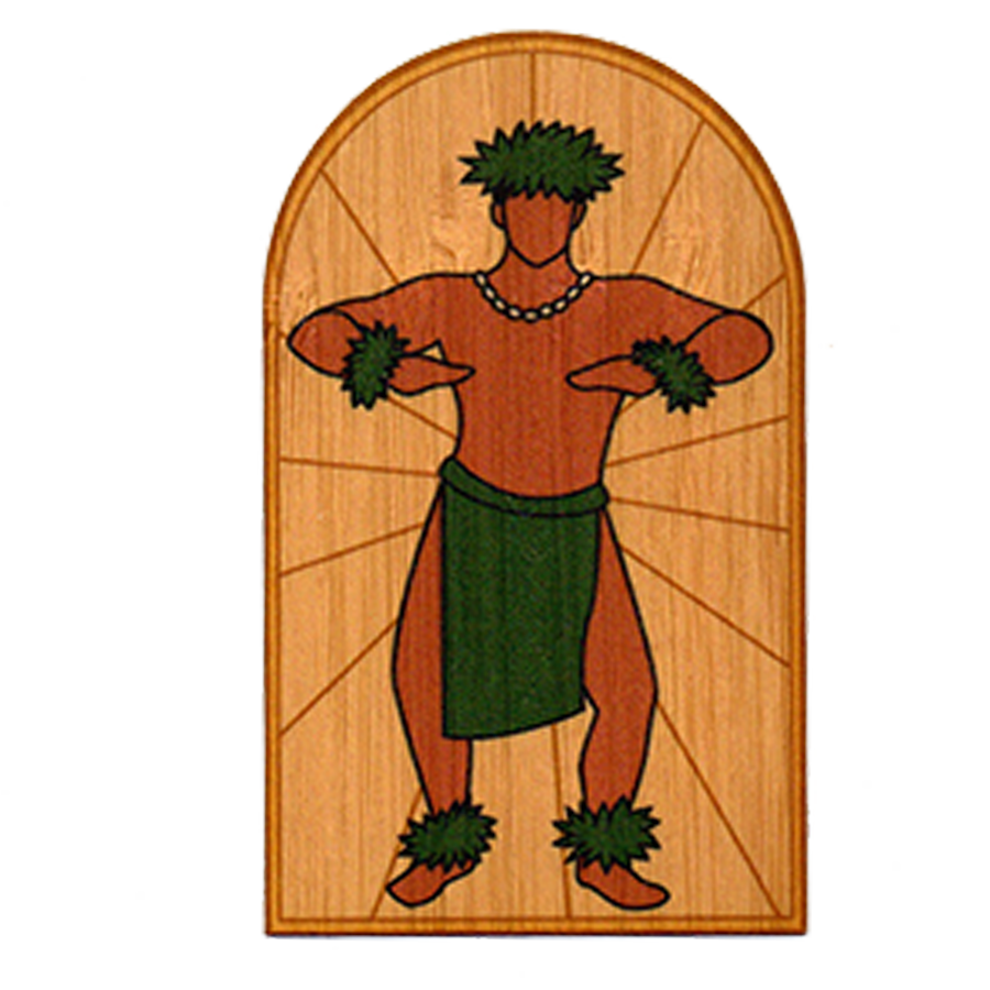 Bamboo Wood Stickers - Wholesale Sticker - Hula Ili'ili1