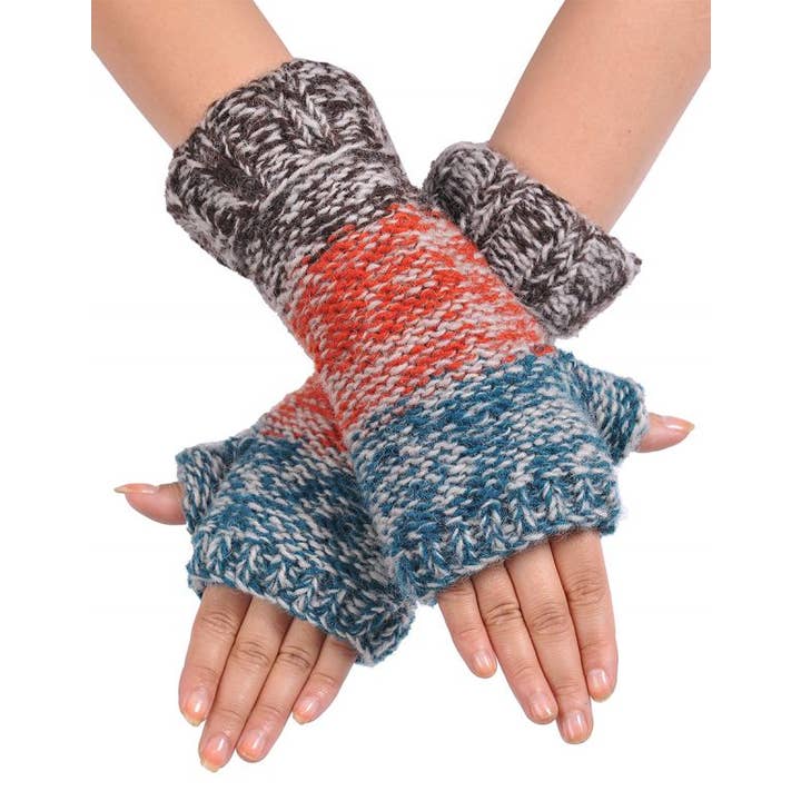 The Collection Royal / Royal Handicrafts - Wholesale Hand Warmer - Melange Woolen Handwarmer