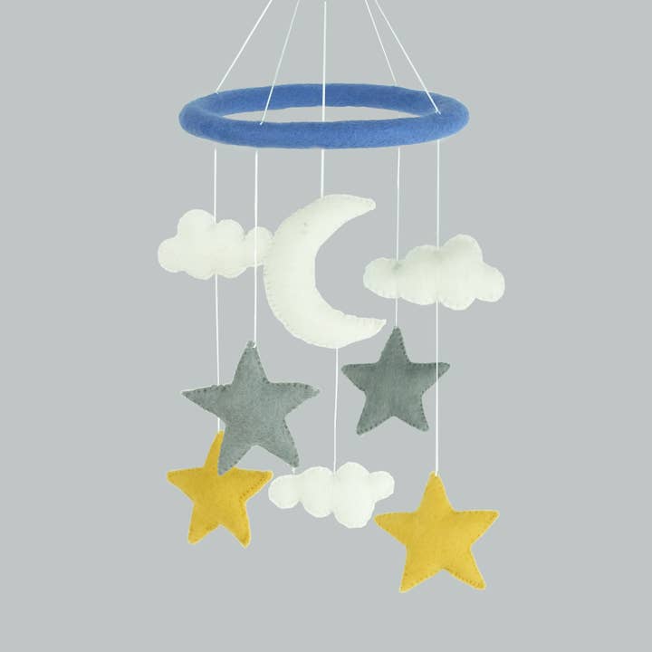 The Winding Road - Wholesale Baby Mobile - Baby Mobile - Stars and Moon - Nursery Decor
