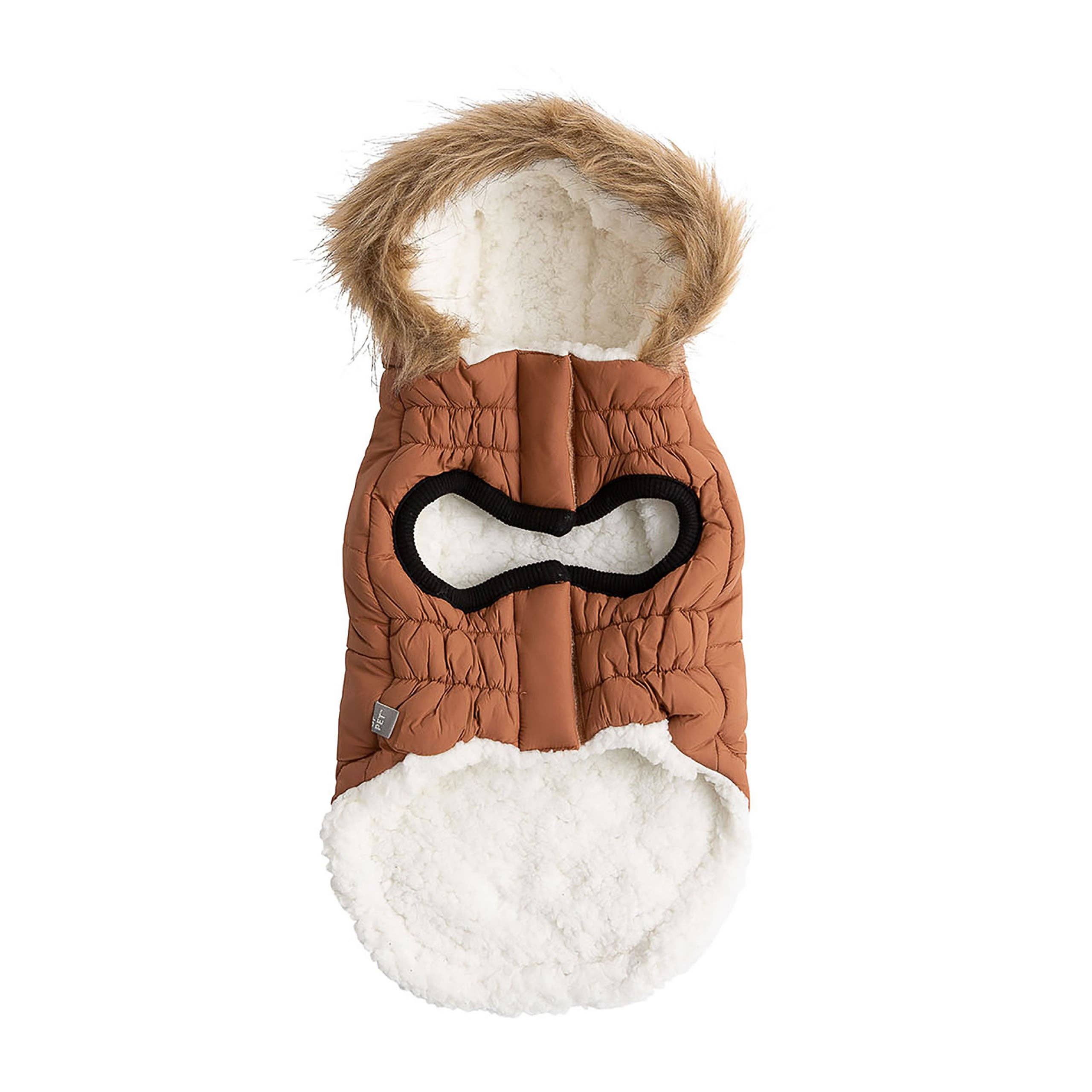 GF Pet - Wholesale Pet Coat - Dog - GF Pet Elasto-Fit Urban Parka - Caramel1