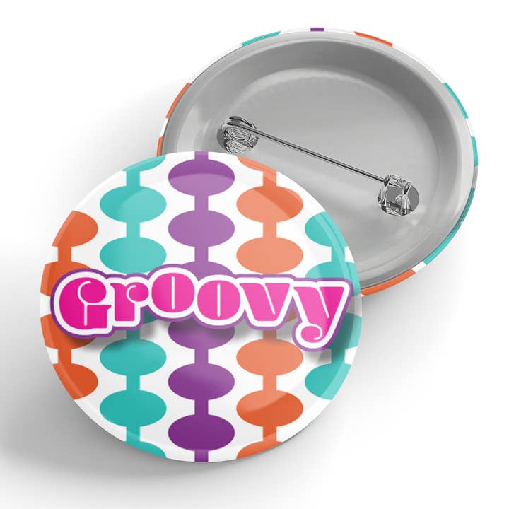 Groovy knop voor wholesale door Black River Letterpress & Paper Co.