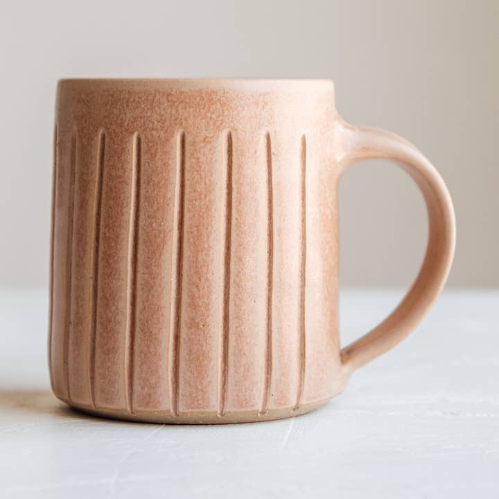 Fluted Mug - Canyon for wholesale by Diana Barns Pottery