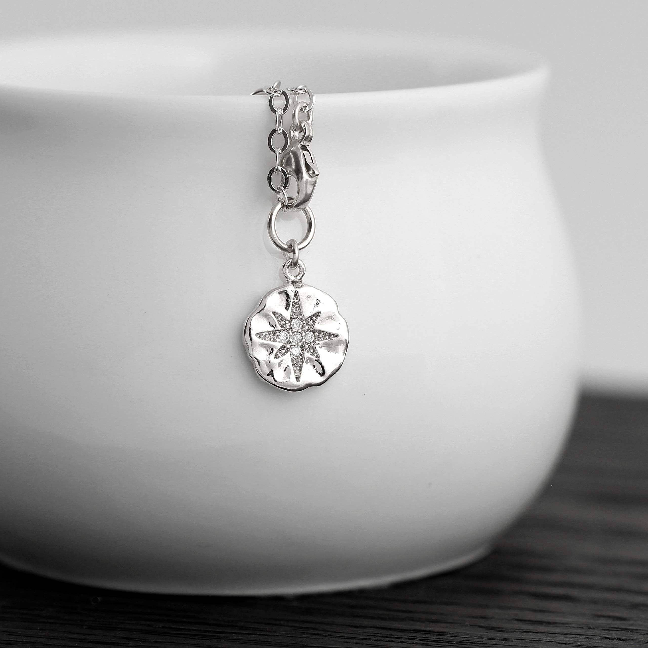 A Charmed Impression – wholesale Berlockarmband – Present till dotter • Silver CZ Diamond Starburst Armband • Dottergåvor från mamma pappa • Tonårsflickor vuxen dotter • Uppmuntrande gåvor för kvinnor • Motiverande inspirerande smycken2