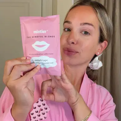 Mintier - Wholesale Sleep/Eye Mask - 🍒 The Mindful Blonde X Mintier Mouth Tape3