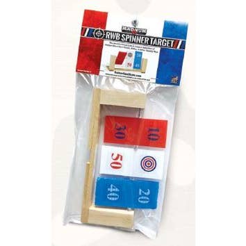 Rött, vitt och blått spinnermål - Förpackat för wholesale av Magnum Enterprises