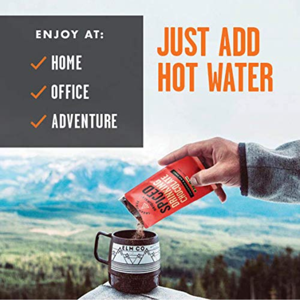 Treehouse Originals - Wholesale Hot Cocoa Mix/Kit - Cinnamon Chili Organic Dark Hot Chocolate, Single Serving4