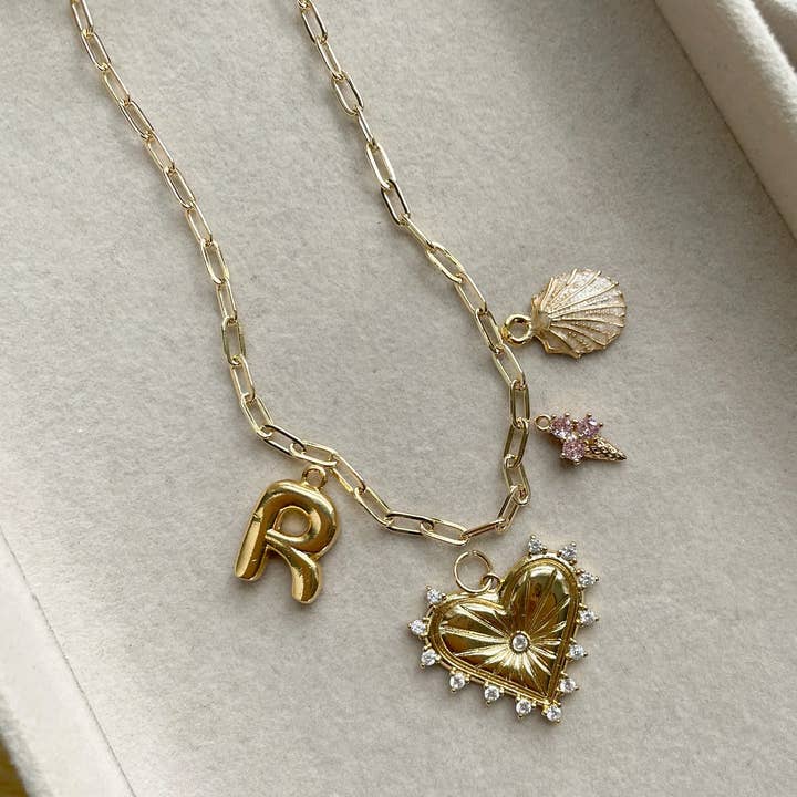 Goldie Charm Bar - Wholesale Individual Charm/Pendant - Charm Bundle: Assorted Love Charms5