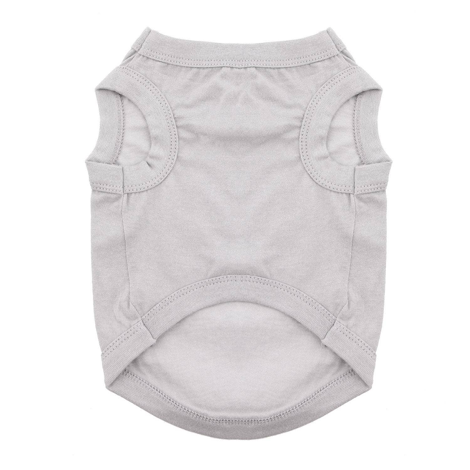 Doggie Design - Wholesale Pet Shirt - Dog - Cotton Dog Shirt Tank - Glacier Gray1
