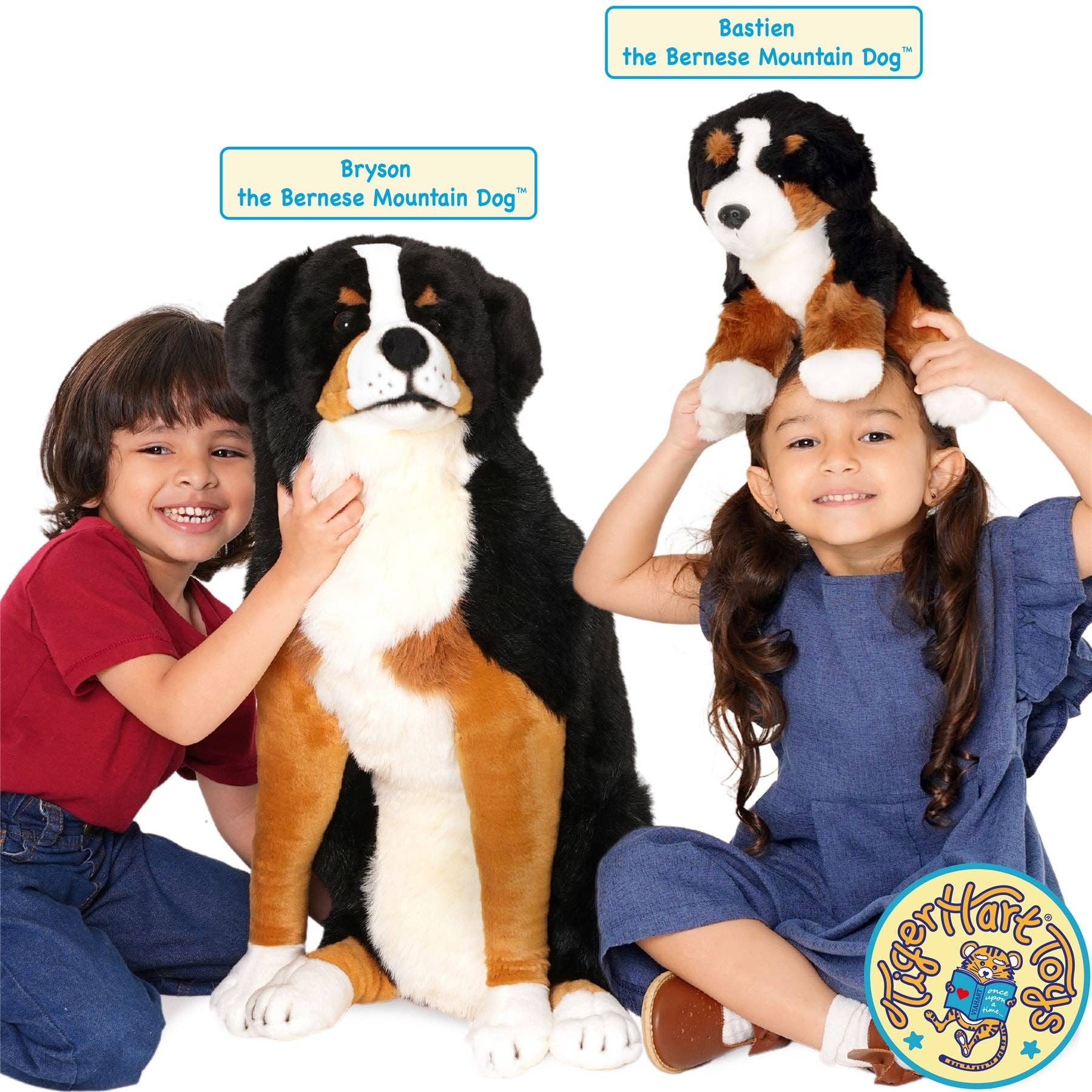 VIAHART Toy Co. - Wholesale Stuffed/Plush Toy - Kids & Baby - Bryson The Bernese Mountain Dog | 23 Inch Stuffed Animal Plu5