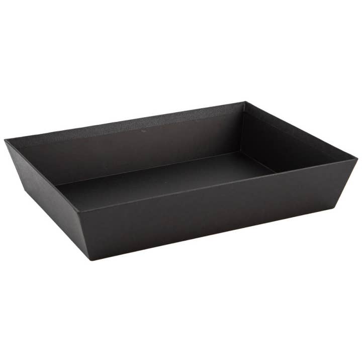 Rektangulær Sort Papirkurv 36x27x7cm Uundværlig for engroshandel hos Deffrennes