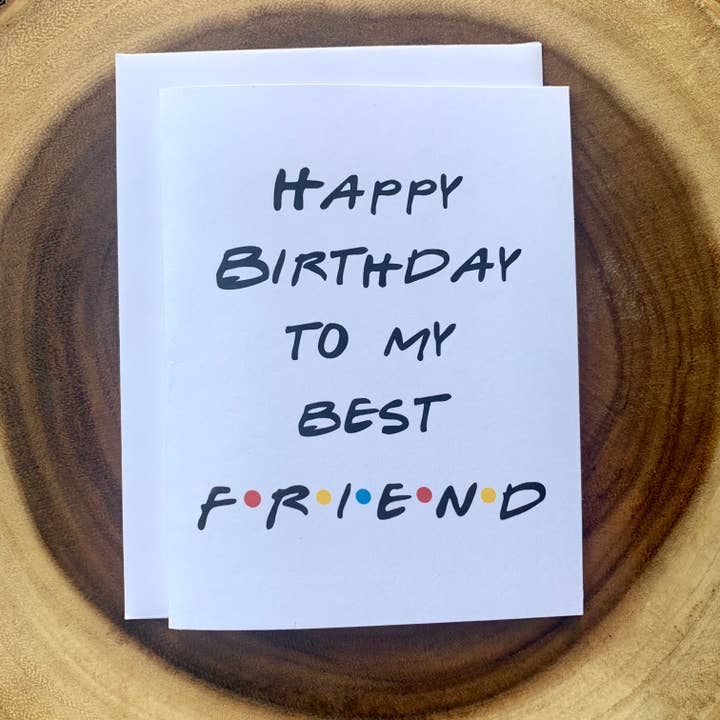 M&M Designs – wholesale Födelsedagskort – Grattis på födelsedagen till min bästa vän