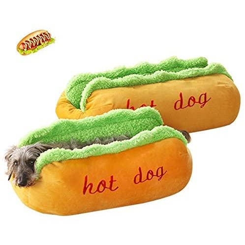 Furr-Baby Gifts - Wholesale Pet Bed - Cat/Dog - Hot Dog Shaped Pet Bed