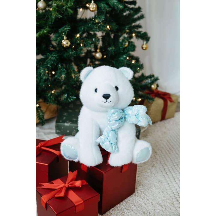 The Petting Zoo – wholesale Stuffed/plush toy – Kids & baby – Holiday Icey Polar Bear Medium 12" (30cm) Eco-Plush4