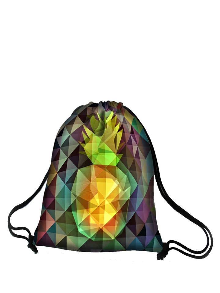 Ananas lærred rygsæk sæk Bertoni Linje for engroshandel hos IngrossoBertoni by INCI Srl