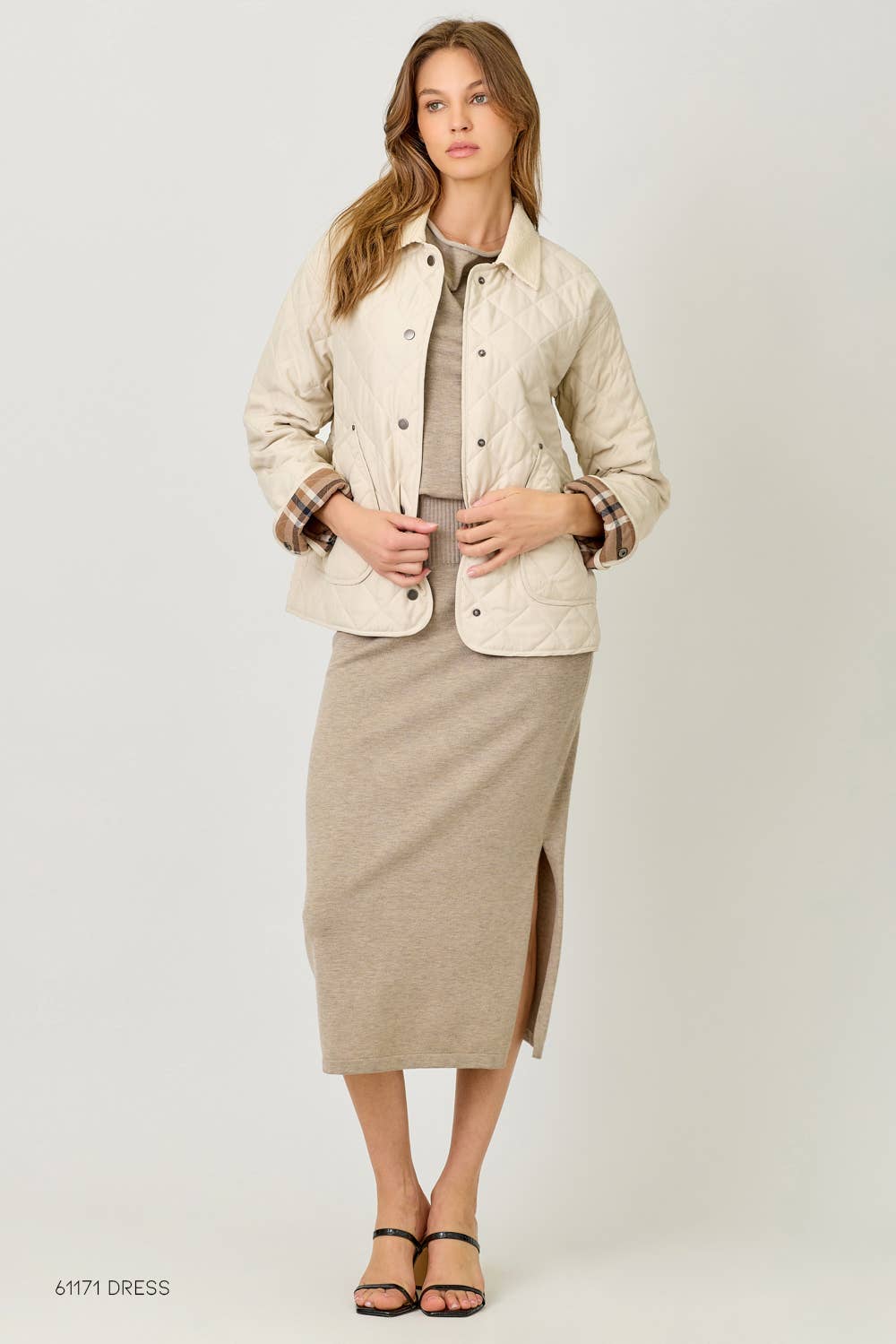 Mystree - Venta al por mayor Chaqueta - Mujer - Chaqueta acolchada en contraste 6018822