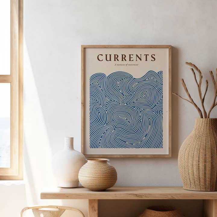 Mid Tide Design - Wholesale Art Print - Currents | Ocean Art Print7