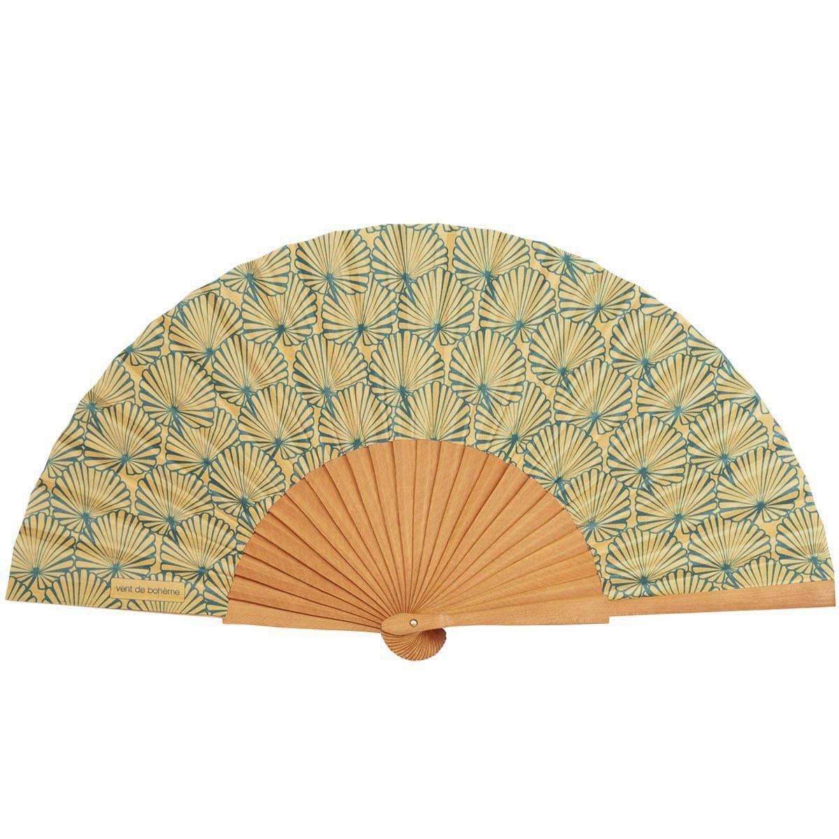 Vent de Bohème - Wholesale Handheld Folding Fan - TROPICAL fan0