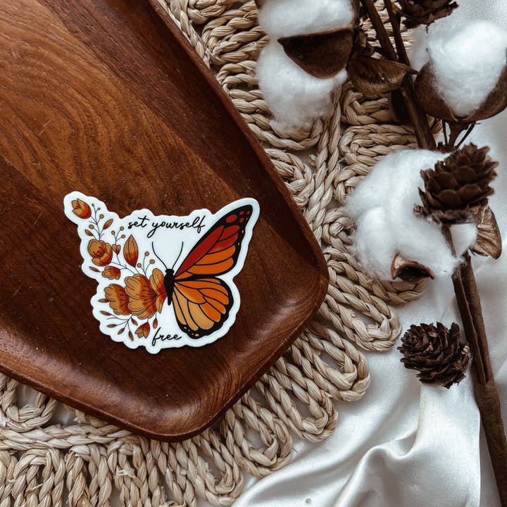 Ställ dig själv gratis klistermärke för wholesale av Despues Designs