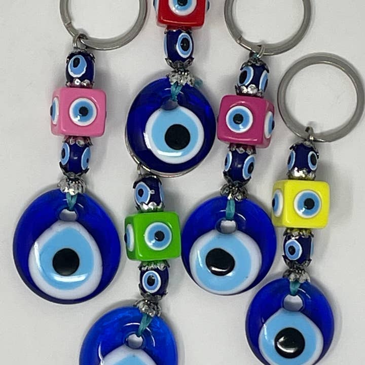 Nai Gifts - Wholesale Keychain - Women's - Lucky dice evil eye keychain