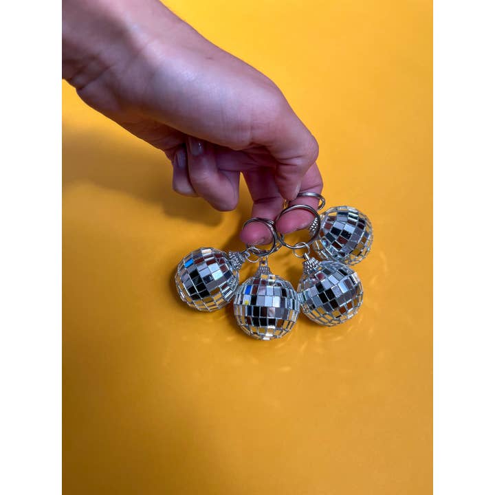 True Lucia - Wholesale Keychain – Women's - Disco Ball Keychain1