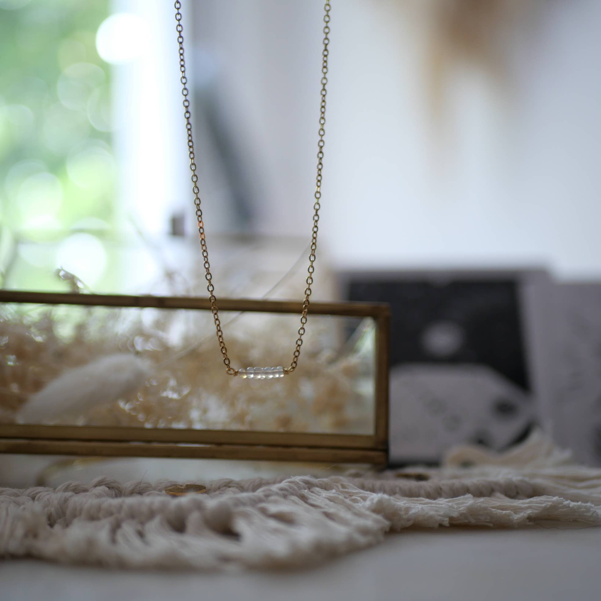 GINANDGER - Wholesale Pendant/Charm Necklace - NECKLACE AMISHI ETHIOPIAN OPAL0