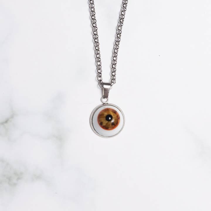 Eye Pendant Necklace Medium for wholesale by Sunset Yogurt