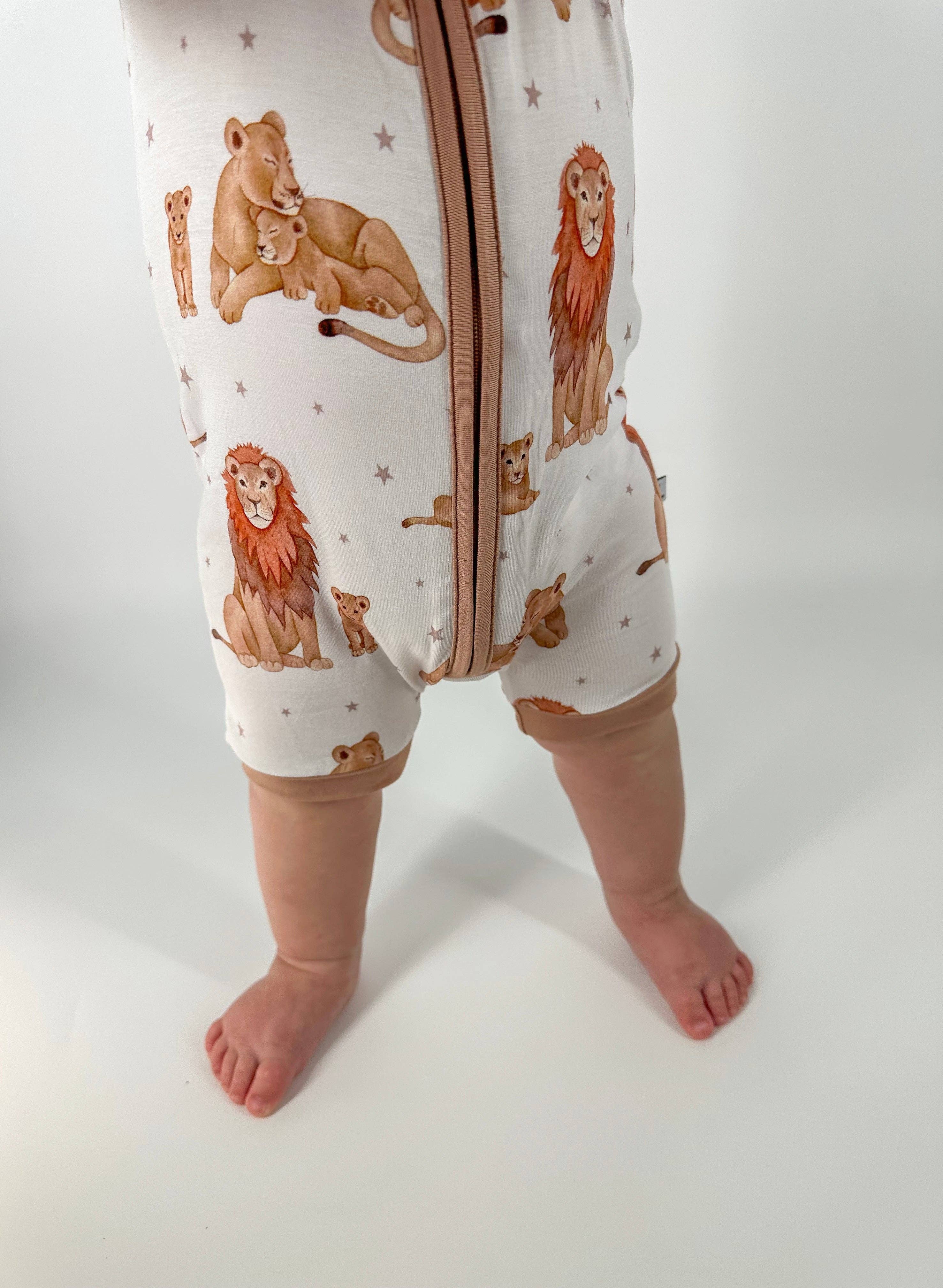 Jensens Jammies - Wholesale Sleepsuit - Baby - Just Lion Around shorties3
