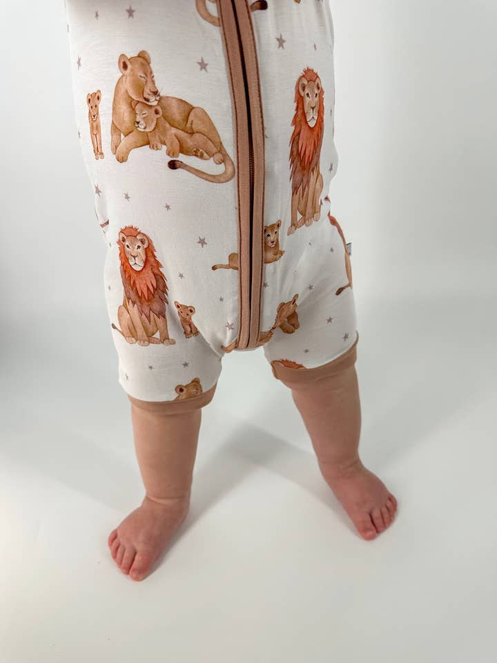 Jensens Jammies - Wholesale Sleepsuit - Baby - Just Lion Around shorties3