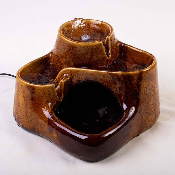 Miaustore – wholesale Husdjursskål - Katt och hund – Miaustore keramisk dricksfontän mini4