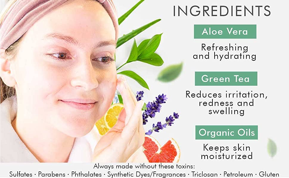 Beauty By Earth - Vente Nettoyants pour le visage - Nettoyant moussant pour le visage 4,2 oz4