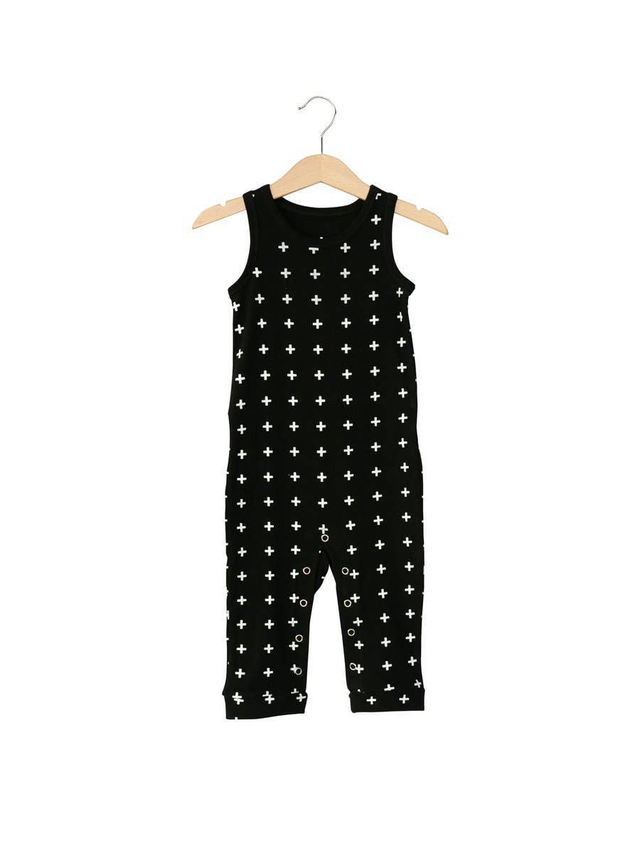 Modern Burlap - Wholesale Jumpsuit - Baby - Organic Tank Jumpsuit with Explorer Back | Solids & Prints13