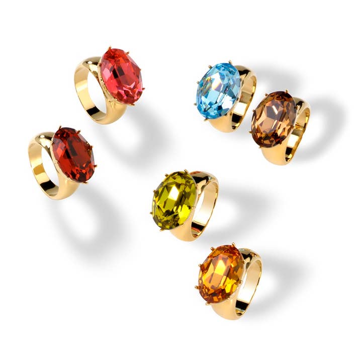 Set Ring „Krone” 6 stuks voor wholesale door Crocus