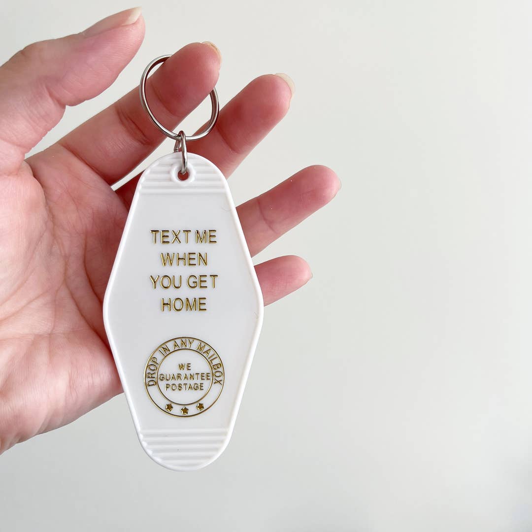 pixel paper hearts - Wholesale Keychain - Unisex - Text Me Key Tag0